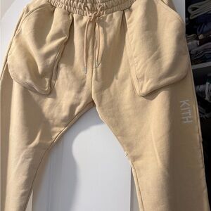 Kith Cream Elastic Waistband Pants